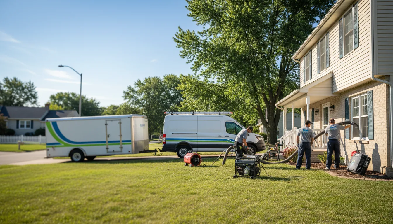 Flooded Basement Restoration And Cleanup With Repair in Offutt Afb, NE near me